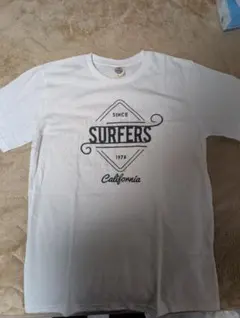 1978 カリフォルニアグラフィックプリント ホワイトTシャツ サーフィンデザイン Tシャツ ホワイト 1978 カリフォルニアほぼ新品