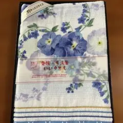 愛媛 今治産 バスタオル 大判ゆったりサイズ 花柄のサムネイル