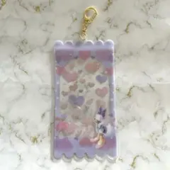 ディズニーストア　シークレット　クリアポーチ デイジー　キーホルダー