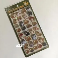 ボンボンドロップシール　柴犬　和柄