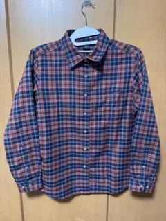 mont-bell チェック柄 長袖シャツ M-R【試着のみ】