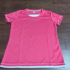 vision quest ピンク 半袖Tシャツ