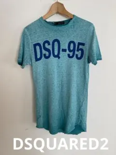 DSQUARED2 ディースクエアード　ダメージ加工　tシャツ グリーン