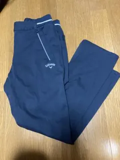 【匿名配送】キャロウェイ　ブラック スリムフィット ゴルフパンツ　裏起毛 匿名配送】キャロウェイ ブラック スリムフィット ゴルフパンツ 裏起毛