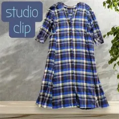 ワンピース七分袖　studio clip kazumiさんコラボ