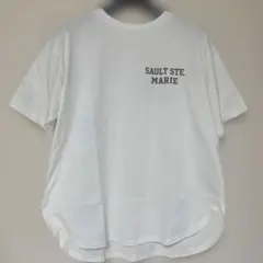 ★新品未使用★Heart Market プリント＆刺繍Tシャツ 白　フリーサイズ