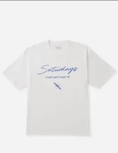 Saturdays nyc フラグメントTシャツ Lサイズ ホワイト