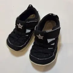 IFME ブラック ベビーサンダル　14.5