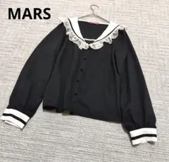 MA*RS マーズ セーラーカラー ブラウス ロングスリーブ ブラック ブラックのサムネイル