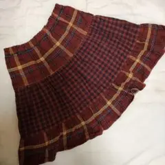 組曲☆スカート　チェック　140cm