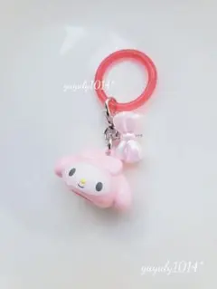 ♡サンリオ マイメロディアンブレラマーカーめじるしチャーム ピンクリボン