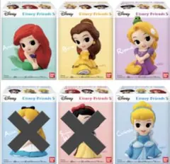 希少！【未開封】プリンセス　ディズニーフレンズ5 フィギュア 4体セット