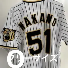 阪神タイガース　中野拓夢選手　ホームレプリカユニフォーム Oサイズ