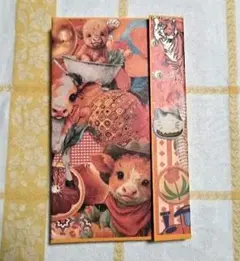 おすそ分け コラージュ素材 見開きファイル ハンドメイド No.53
