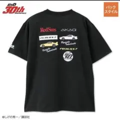 頭文字D しまむら イニシャルD TシャツLL ブラック　ステッカー付き