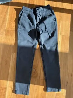 ネイビーカジュアルスラックス ポケット付き