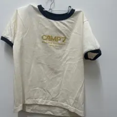CAMP7 半袖Tシャツ クリーム色