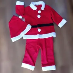 サンタコスチューム 100 クリスマス 帽子 サンタ 子供服