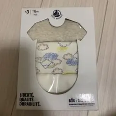 プチバトー　半袖ボディ　ベビー肌着 3枚セット 18ヶ月 18m