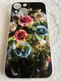 デザインスマホケース　iphone13 mini 薔薇　カラフルローズ