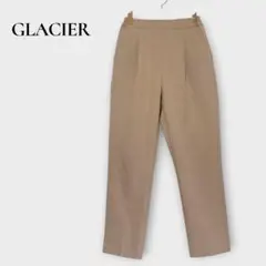 グラシア テーパードパンツ タック入り M ベージュ シンプルのサムネイル