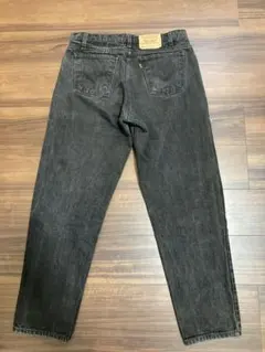 USA過渡期1995年製 Levi's 550 後染めブラック W36 L30