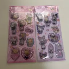 サンリオ　シャカシャカシール　ハローキティ　クロミ　マイメロディ　香り玉入　2枚