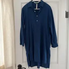 アーバンリサーチドアーズ　ダークブルー シャツワンピース F