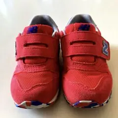 New Balance 373 キッズスニーカー レッド14.5cm