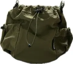 軽量 巾着 ショルダーバッグ