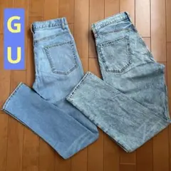 美品　GUデニム2枚セット　SIZE 28