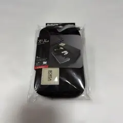 ガジェットポーチ　スリム　エレコム　ブラック　130×75×12mm