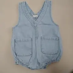 韓国子供服　デニム ベビーサロペット　オーバーオール