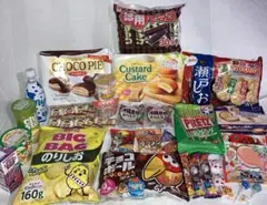 40点　お菓子　チョコボール　徳用チョコ　カスタードケーキ　まとめ売り