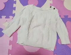 babyGap ホワイト ニットセーター 12-18ヶ月(*^^*)