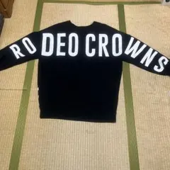 RODEO CROWNS ブラック トレーナー