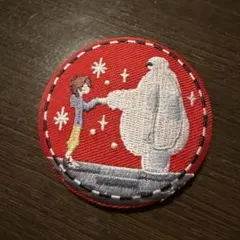 ディズニー　刺繍缶バッヂ　ベイマックス