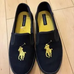 Ralph Lauren 黒 スリッポン