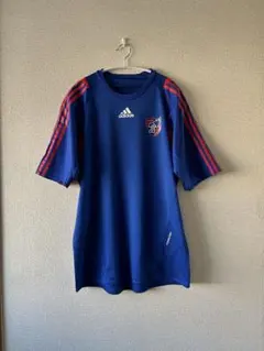 adidas サッカートレーニングシャツ　F.C.TOKYO 1999年　青