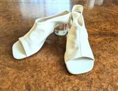 レア HARE ストレッチ クリアヒール サンダル サイズM 23-24cm