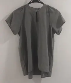 無印良品 ブラウス強撚ボイルフレンチスリーブブラウスレディース サイズM