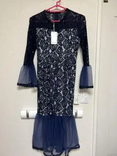 ワンピース　韓国　パーティ　結婚式　ドレス　新品未使用　タグ付き