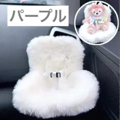 labubu POPMartラブブカーセーフティシート　ぬいぐるみシート　マカロ