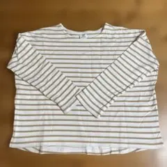 デビロック長袖カットソー 130cm ストライプ