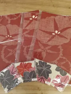 和風ランチョンマット３枚&コースター４枚セット　和柄