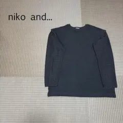 c0059 ニコアンド 透かし編み 長袖 クルーネック Ｆ 透け感 レイヤード