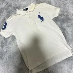 ラルフローレン　ポロシャツ　ホワイト　120