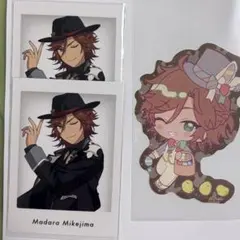 三毛縞斑　アニカフェステッカー　10周年展示会ぱしゃっつ