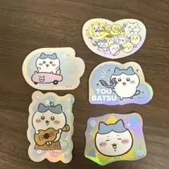 ちいかわ ステッカー 5枚セット ハチワレ 全員集合