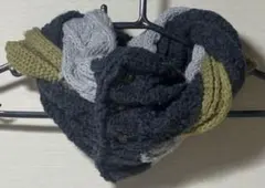 Cawai まるでプードルのような3色ふわもこスヌード 森ガール